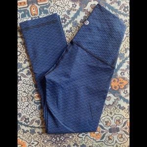 Lululemon cropped high waisted leggings